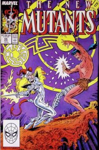 NEW MUTANTS Comic Issue 66 — Brett Blevins Art 36 Pages — 1988 Marvel Universe F