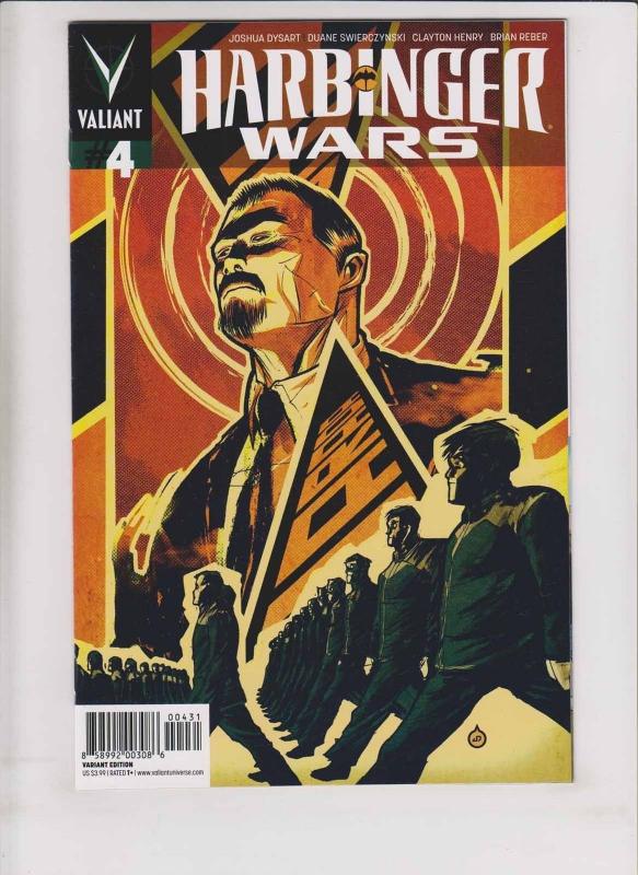 Harbinger Wars #4 VF/NM juan doe variant 1:20 - last issue - valiant comics 