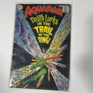 Aquaman 41 Bottom Staple Detached Cover DC 1968