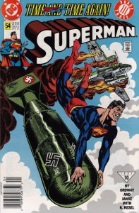 Superman (2nd Series) #54 (Newsstand) VG ; DC | low grade comic