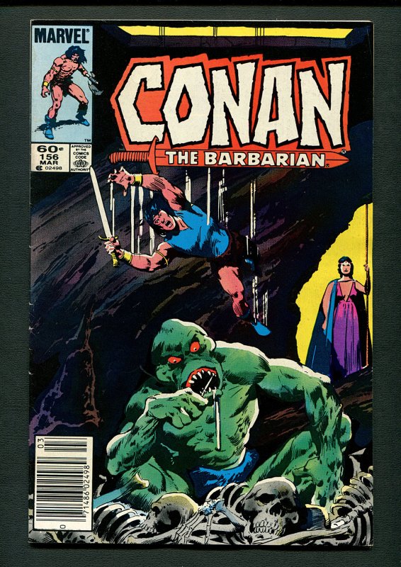 Conan the Barbarian #156 ( 6.0 FN  ) Newsstand /  Buscema art / 1984