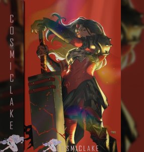 ABSOLUTE WONDER WOMAN #20 CLARKE FOIL VIRGIN VARIANT LTD 1K PRESALE 5/27☪