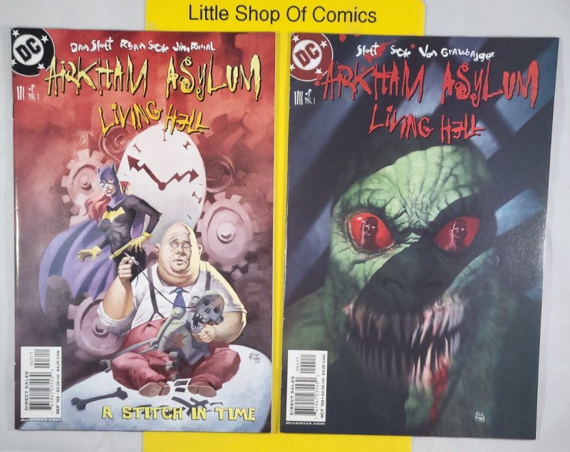 Arkham Asylum Living Hell #1 2 3 4 5 6 Set 2003 DC Comics