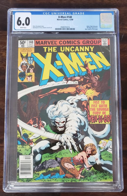 The X-Men 140 CGC 6.0 Direct Edition