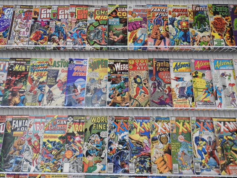 Huge Lot Silver/Bronze Comics W/Spider-Man, X-Men, FF, Avengers+ See Description