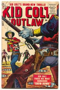 Kid Colt Outlaw #53 1955- Maneely cover- Atlas Western VG/F