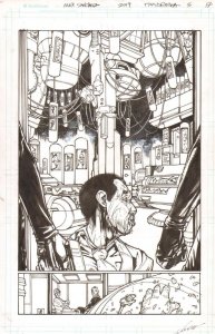 Pandemica #3 pg 17 Original Art Alex Sanchez bestselling author Jonathan Maberry