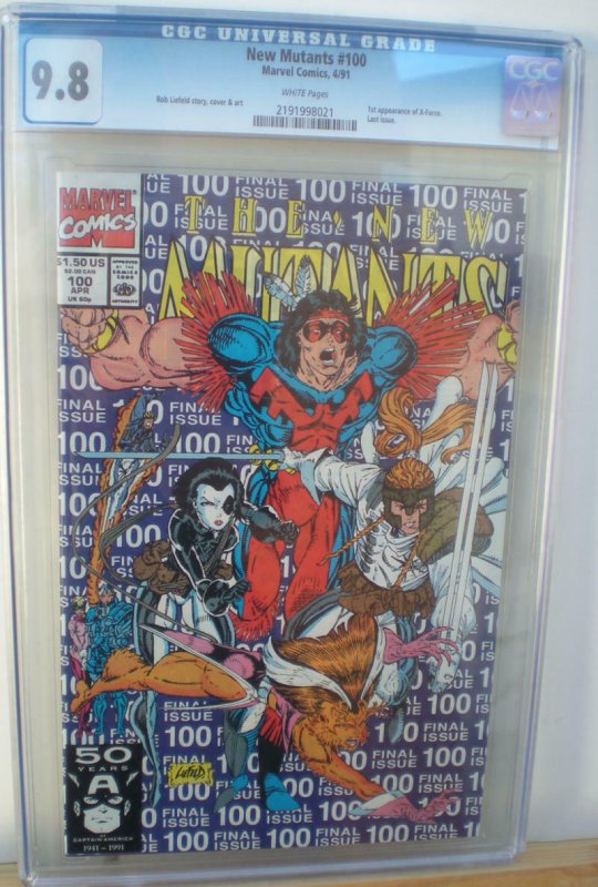 NEW MUTANTS #100, CGC = 9.8, NM/M, 1st X-Force, Cable, 1983 , more CGC in store