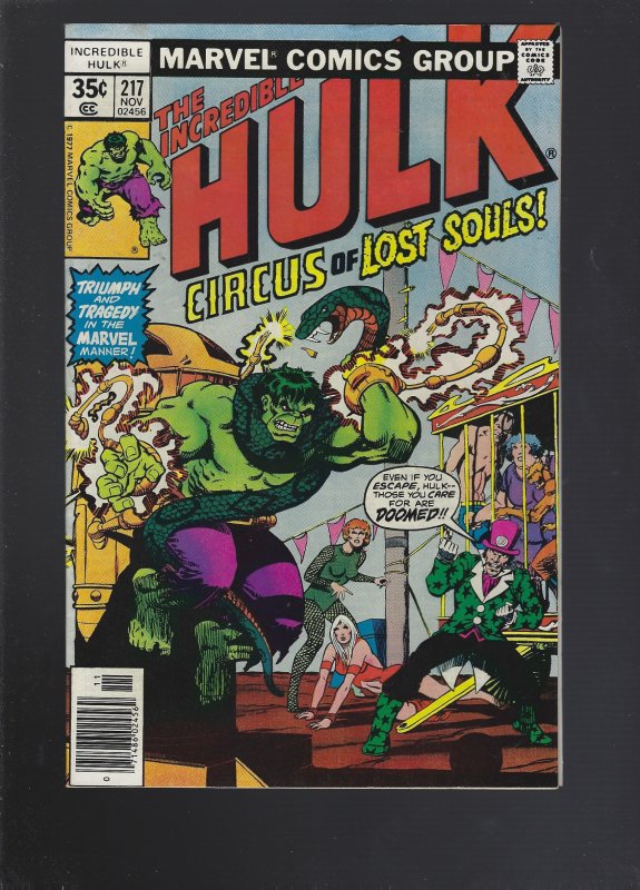 The Incredible Hulk #217 (1977)