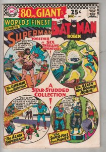 World's Finest #161 (Oct-66) FN Mid-Grade Superman, Batman, Robin