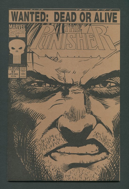 Punisher #57 / 9.8 NM-MT (Double Cover) December 1991