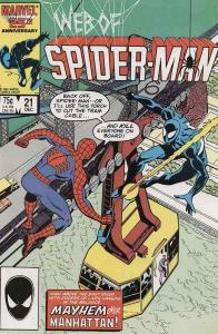 Web of Spider-Man, The #21 VF; Marvel | save on shipping - details inside