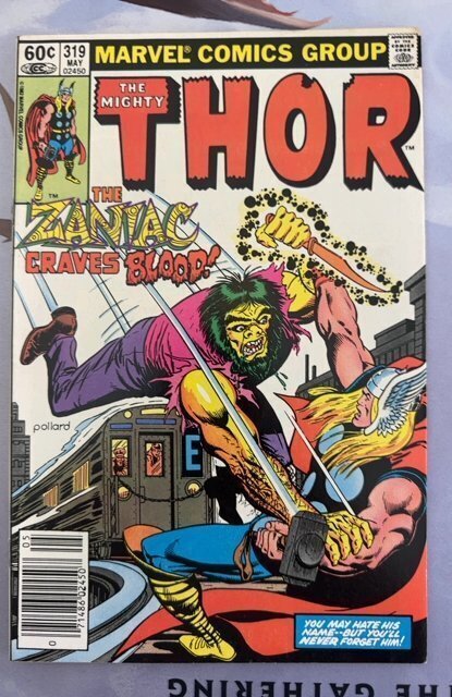 Thor #319 VF- (1982) Newsstand