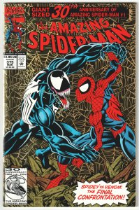 The Amazing Spider-Man #375 (1993) Spider-Man [Key Issue] VENOM vs Spidey!