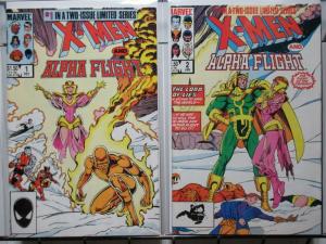 X MEN & ALPHA FLIGHT (1985) 1-2 Claremont & Paul Smith