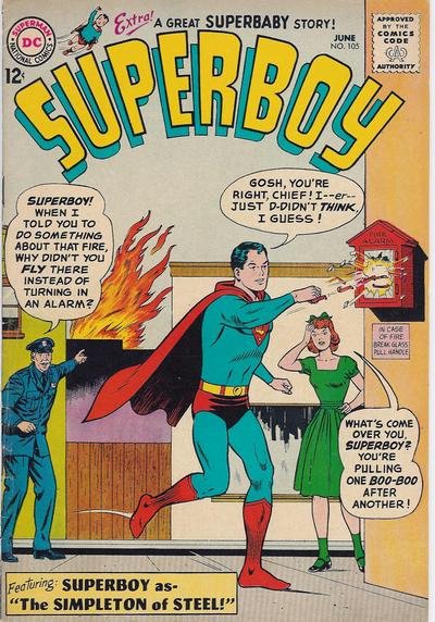 Superboy #105 (ungraded) stock photo ID#B-10 / 001