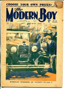 Modern Boy 10/16/1930-U.K. published-dime novel-Automobile wonders-G