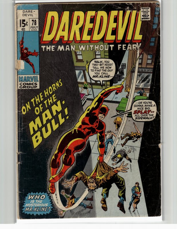 Daredevil #78 (1971) Daredevil [Key Issue]