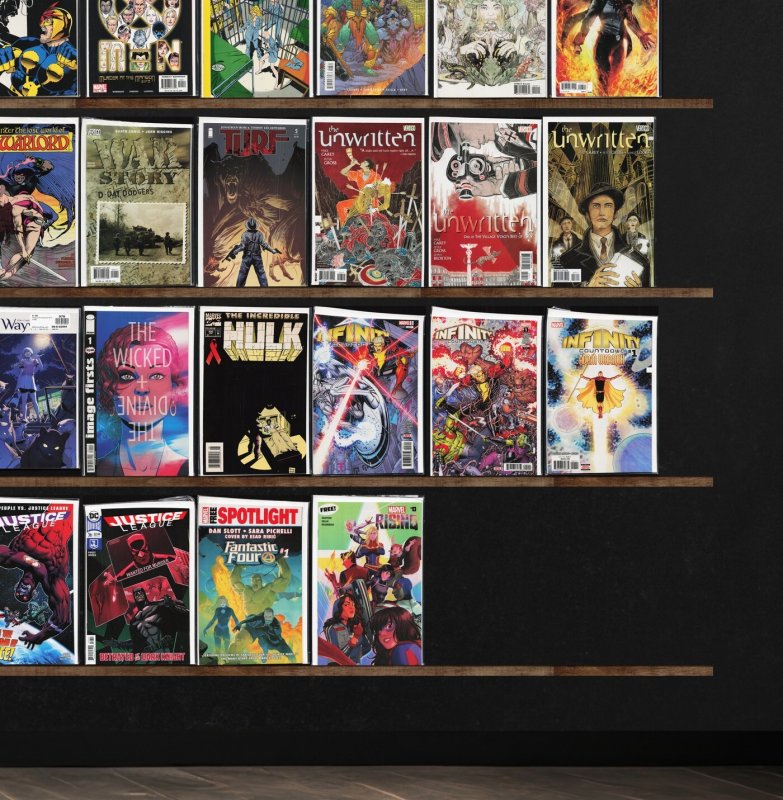 Huge Lot 150+ Comics with Old Man Logan, Justice League, Weirdworld & More!