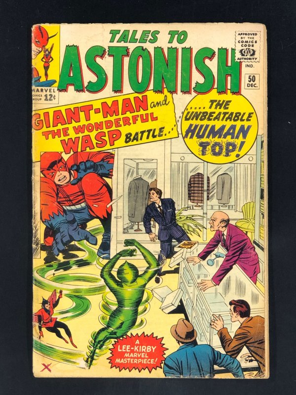 Tales to Astonish #50 (1963) FR/GD First Appearance of the Human Top