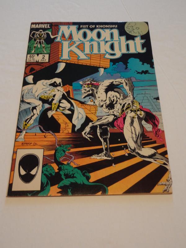 Moon Knight #2, Volume 2, VF+; Direct edition! Part 2 of 6-issue limited series!