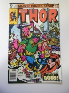 Thor #301 (1980) FN- Condition slight moisture stains bc