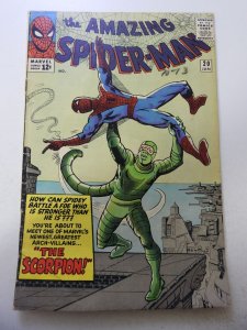 The Amazing Spider-Man #20 (1965) 1st App of Scorpion! VG+ Condition