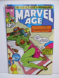 Marvel Age #76 (1989) She-Hulk Bikini Cover