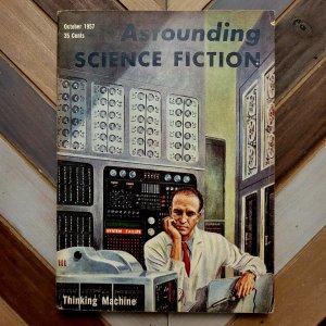 Astounding Science Fiction Vol 60 #2 FN (Oct 1957) Freas Art, Isaac Asimov, Pulp