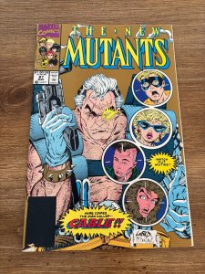 The New Mutants # 87 NM Marvel Comic Book 2nd Print Cable 7 J354