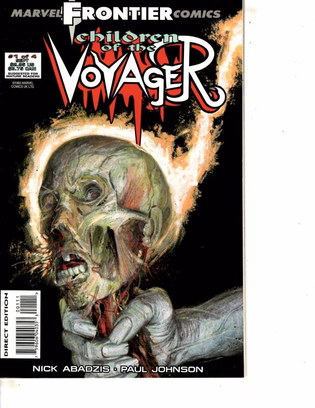 Lot Of 2 Marvel Comic Books Children of Voyager #1, Captain America Day #1 MS17