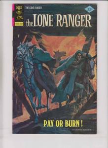 Lone Ranger #27 VF- december 1976 - bronze age gold key comics - western