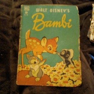 Four Color Comics Walt Disney's Bambi #186 Dell 1948 movie classics cartoon book