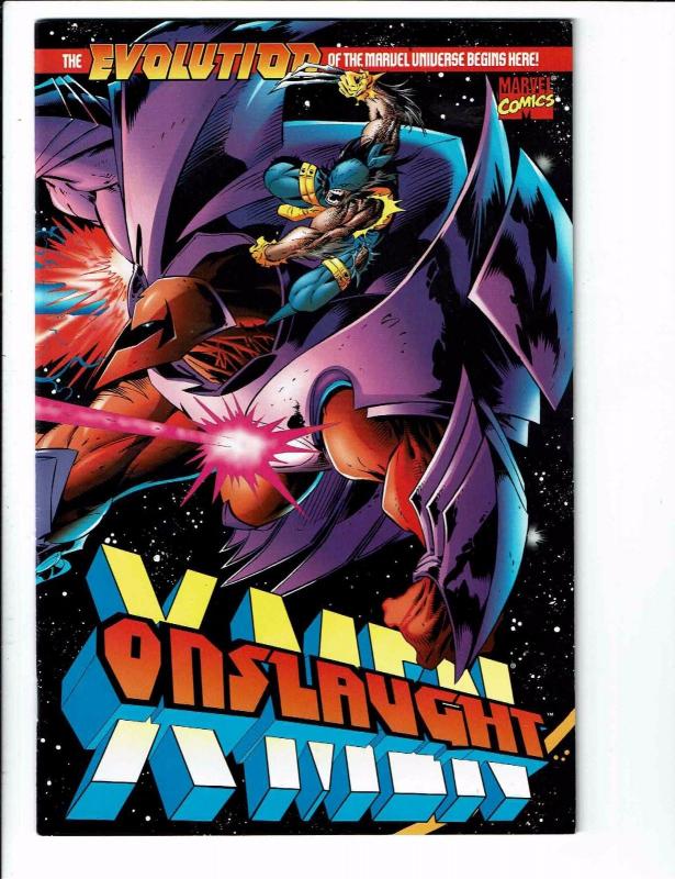 4 X-Men Marvel Comics Amazing # 1 2 4 + Marvel & X-Men Onslaught Apocalypse J90