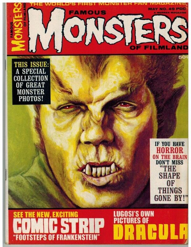 FAMOUS MONSTERS OF FILMLAND 49 FN May 1968