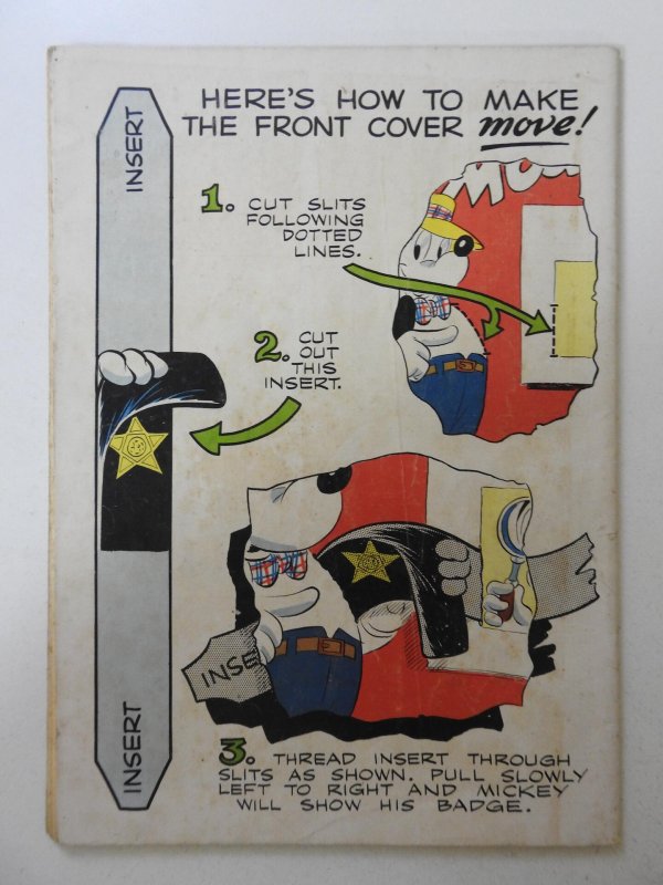 Four Color #296 (1950) GD/VG Condition! Mickey Mouse! Rusty staples