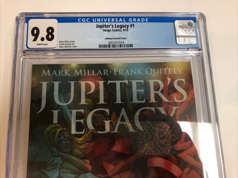 Jupiter's Legacy (2013) # 1 (CGC 9.8 WP) Dave Johnson Cover | Netflix