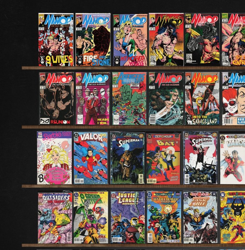 Huge Lot 150+ Comics with Namor, The Sub Mariner, Avengers West Coast & More!