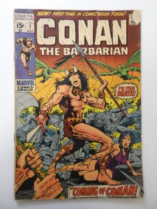 Conan the Barbarian #1 (1970) GD/VG Condition see description