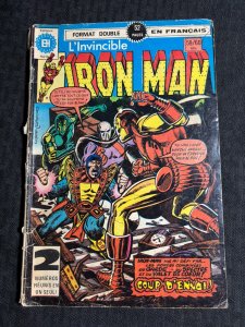 1978 INVINCIBLE IRON MAN French Comic #59/60 GD+ 2.5 George Tuska