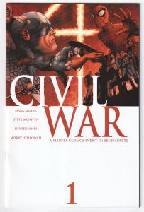 Civil War #1 (2006) Captain America