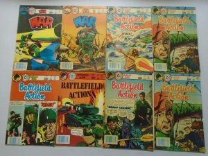 War comic lot 38 different issues avg 5.0 VG FN (Charlton)