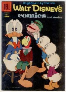 WALT DISNEY COMICS #207, FN-, Mickey Mouse, Carl Barks, 1956,  Donald Duck