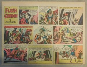 Flash Gordon Sunday Page by Mac Raboy from 8/14/1955 Half Page Size