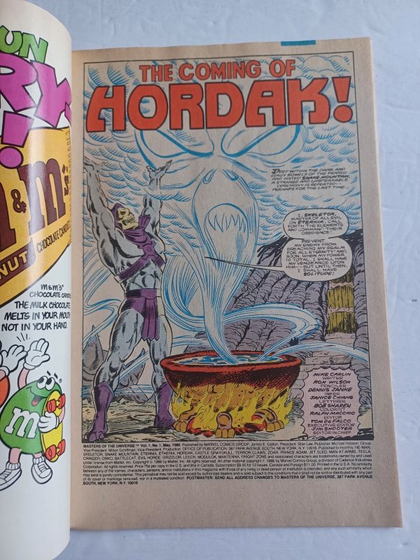 Master of The Universe #1 - He-Man - 1986 - VF