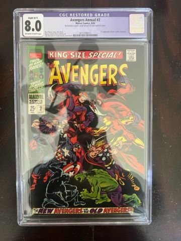 Avengers Annual #2 - CGC 8.0 - Multiverse Avengers MCU!