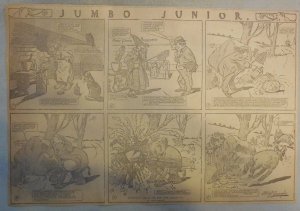 Jumbo Junior by WM Goodes from 1908 Early Elephant Comic! Half Page Size!