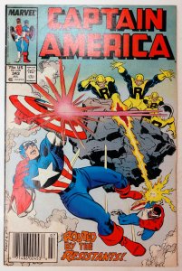 Captain America #343 Newsstand Edition (6.5, 1988)