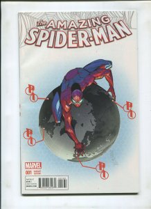 THE AMAZING SPIDER-MAN #1 (9.2 OR BETTER) 1:50 VARIANT 2015