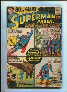 Superman Annual #1 - 80pg Giant (4.5) 1964
